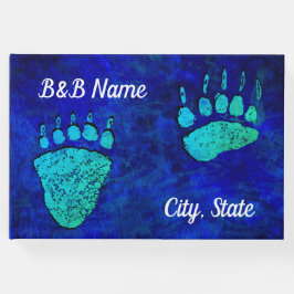 Pistas de Urso Verde Azul - Livro de Convidados