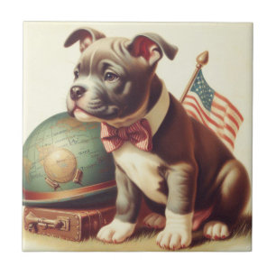 Pit Bull Terrier Painting