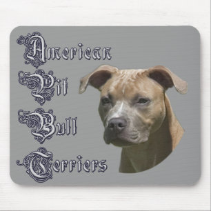 Pitbull Terrier americano (APBT) Mousepad
