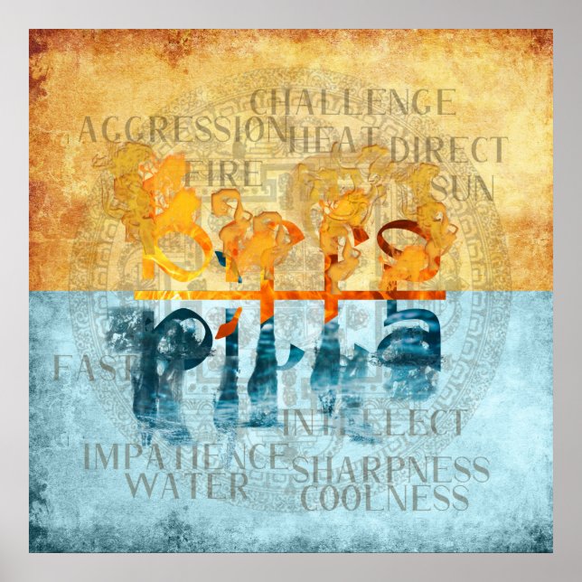 PITTA DOSHA - Poster (Frente)