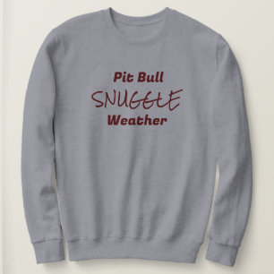 Pittie como um suéter de proteção da flor