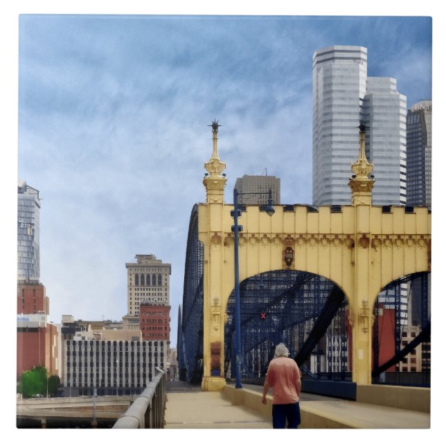 Pittsburgh - Atravessando a Ponte Smithfield Stree (Frente)