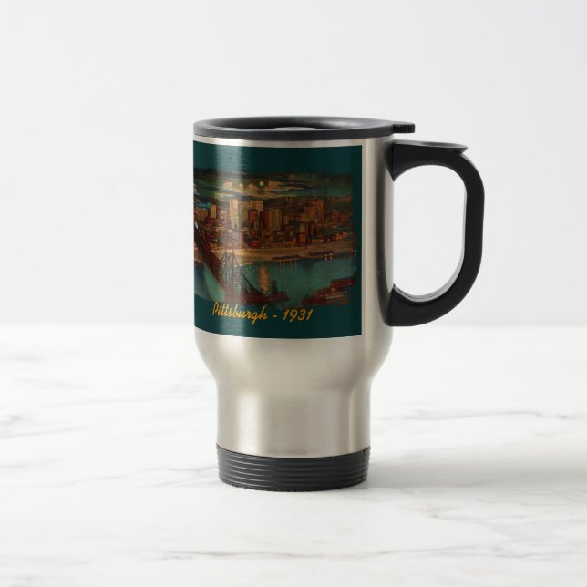 Pittsburgh por Caneca de viagem Luar (Direita)