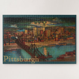 Pittsburgh por Moonlight Large Quebra-cabeça