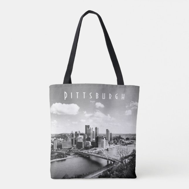 Pittsburgh Skyline Tote Bag (Verso)