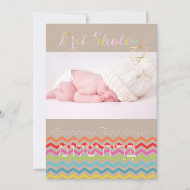 PixDezines brit shalom/fotoframe+stars/cor digital (Frente)