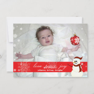 PixDezines Deixe nevar, Cartões de natal/faça...