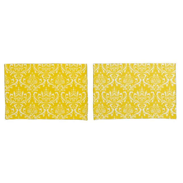 PixDezines DIY cor/Rossi Damask/Amarelo Girassol (Frente - conjunto)
