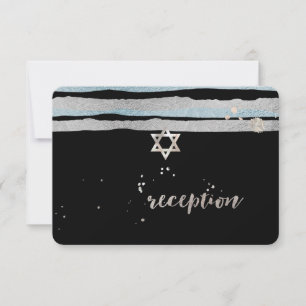 PixDezines faux blue/prata/listras/recepção