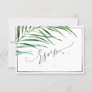 PixDezines Greenery Palm Fronds RSVP
