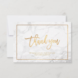 PixDezines MÁRMORE+OURO FALSO Flat Agradecimento