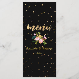 PixDezines menu floral aquarela/ranunculus