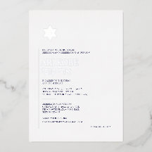 PixDezines Moderno Bar Mitzvah Minimalista
