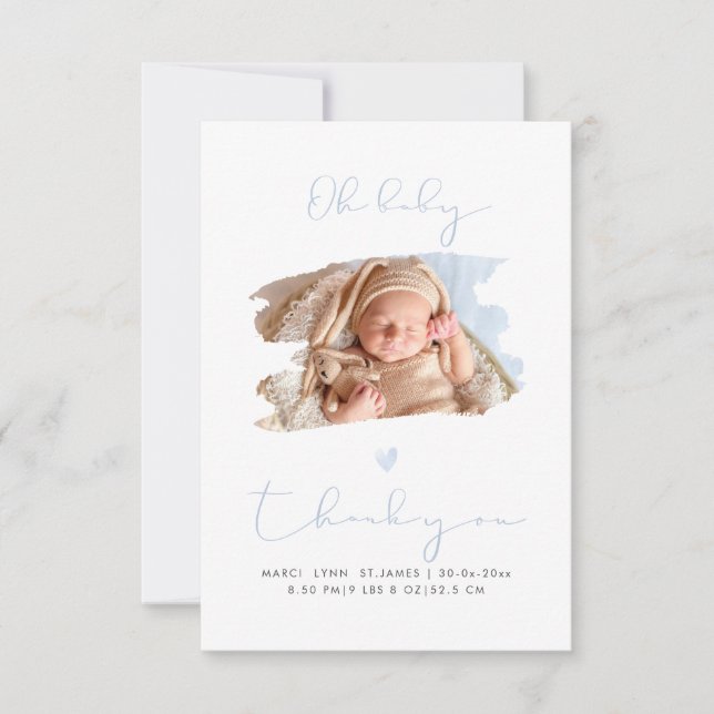 PixDezines Oh Chá de fraldas Obrigado + Anúncio (Frente)