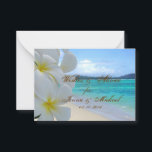 PixDezines Plumeria Leis Deseja   Cartões de Conse<br><div class="desc">PixDezines Plumeria Leis/luau Desejos Advice Cards na praia tropical branca de arenoso. Um pacote de 100 cartões como gabinetes ou deixe na mesa para que seus hóspedes preencham suas palavras de conselho. Pode ser excelente para casal de casamento. Escolha entre várias ações oferecidas pelo zazzle. Copyright © 2009-2010 PixDezines.com™ e...</div>