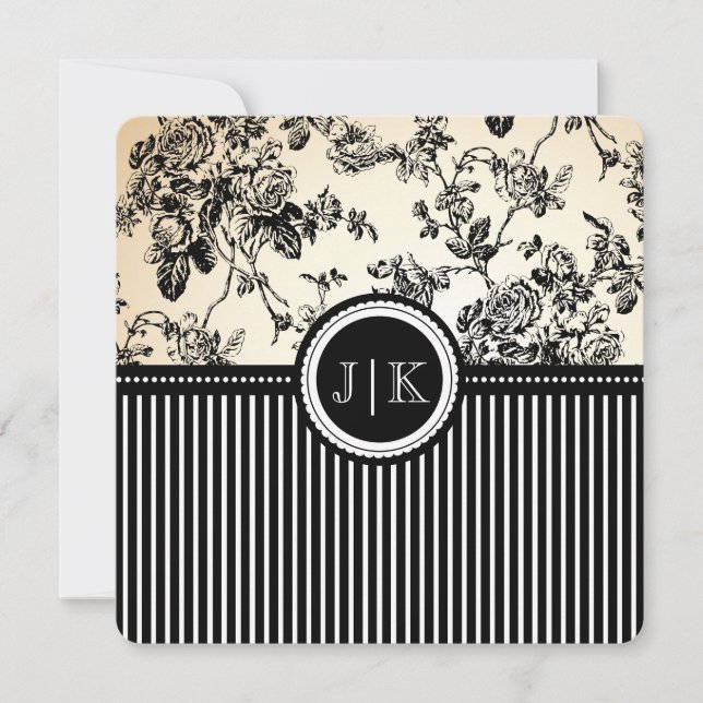 PixDezines preto/mosaico/rosas (Frente)