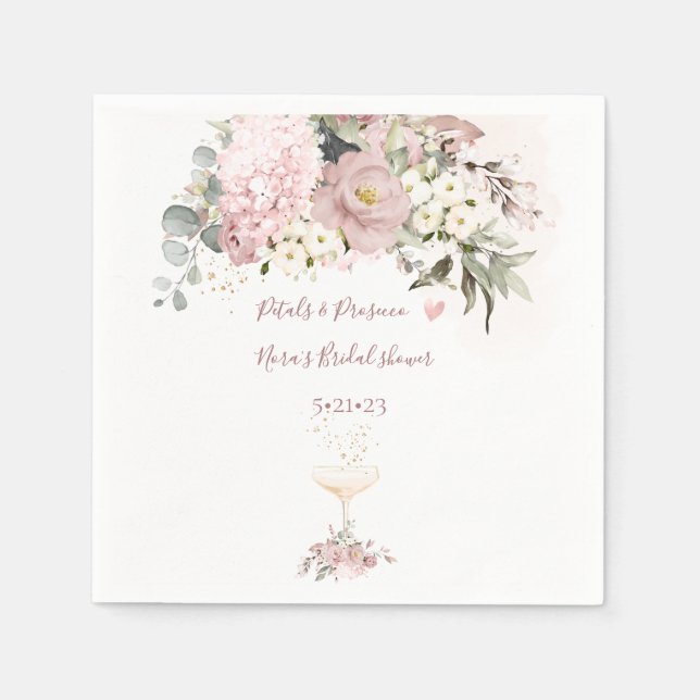 PixDezines Rosa Empoeirada com Guardanapos de Taça (Frente)