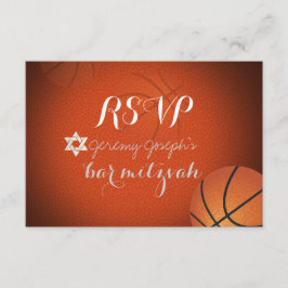 PixDezines RSVP Bar de basquete Mitzvah ✡