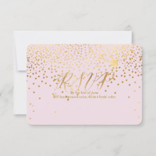 PixDezines RSVP Dazzled/Faux Dourado/Rosa Quartz