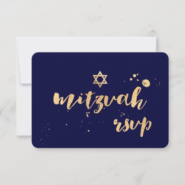 PixDezines rsvp mitzvah/deslumbrado/cor DIY (Frente)