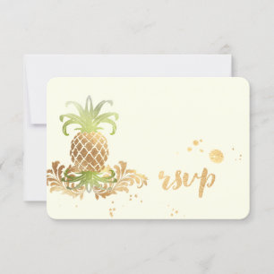 PixDezines RSVP Pineapple/Faux Dourados Brush Stro
