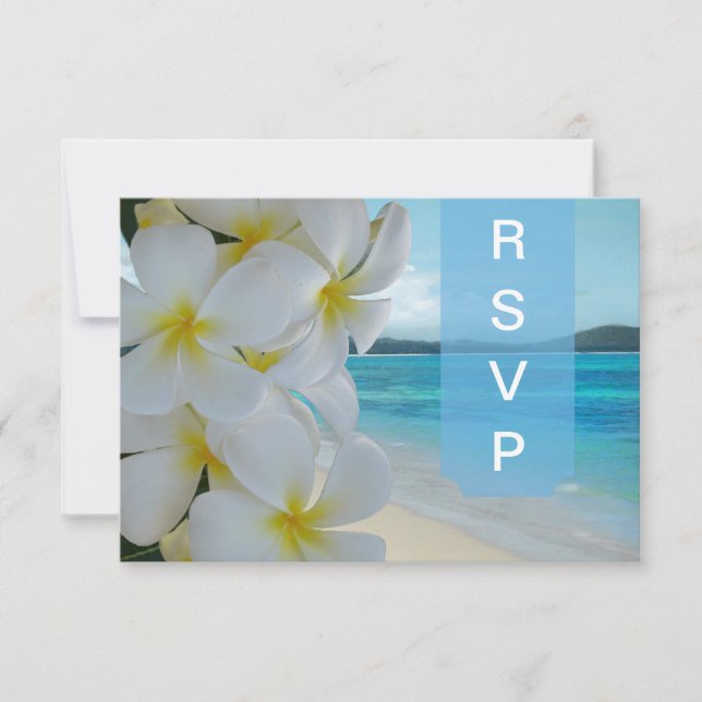 PixDezines RSVP PLUMERIA LEI/BEACH (Frente)