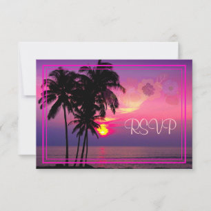 PixDezines rsvp Pôr do sol havaiano Cena da praia