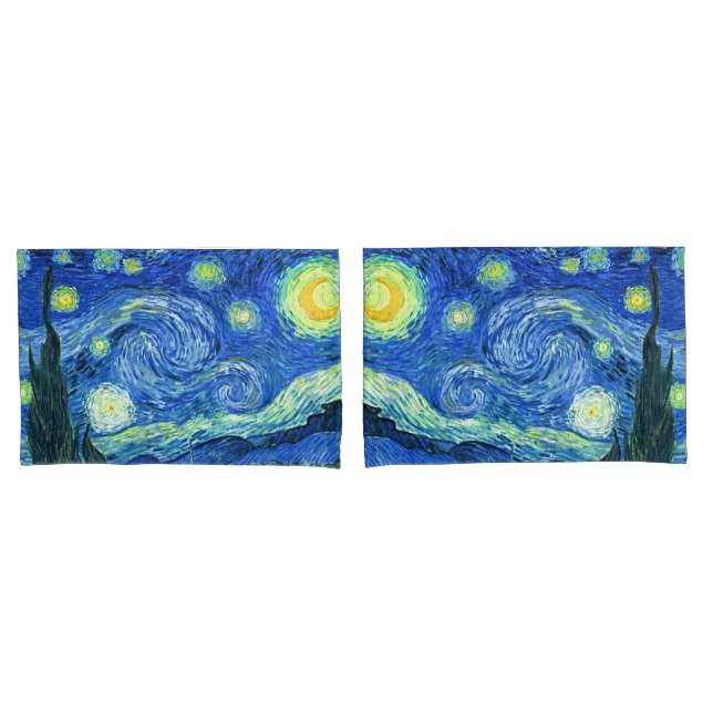 PixDezines Van Gogh Starry Night/Rua. Remy (Frente - conjunto)