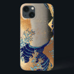 PixDezines Vintage, Excelente Wave, Hokusai 葛 飾 北<br><div class="desc">PixDezinves Vintage da arte japonesa com sotaque de ouro falso. A onda Excelente de Kanagawa é uma das mais vistas do mundo. O artista Hokusai, 1832 (Período Edo). Representando o okinami como as ondas do excelente, NÃO como o tsunami. Melhorado digitalmente pela PixDezines. Copyright © 2008-2014 PixDezines.com™ e PixDezines™ em...</div>