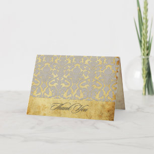 PixDezines Vintage+Romântico - Cartões de agradeci