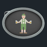 Pixel alemão com cerveja<br><div class="desc">Imagem de arte de pixel representando um alemão com duas canecas de cerveja.</div>