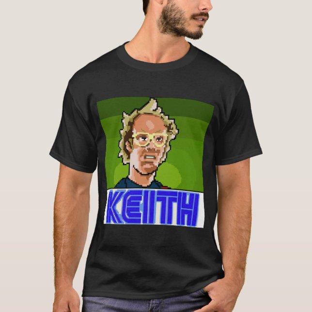 Pixel escuro Keith da camisa (Frente)