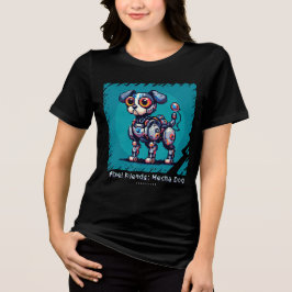 Pixel Friends: Mecha Dog (Robot Dog) (camisa femin