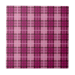 Pixel Plaid_Magenta-Black