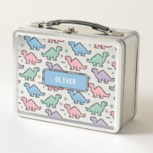 Pixel Silhouettes do Pastel Arcade Dinossauro