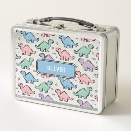 Pixel Silhouettes do Pastel Arcade Dinossauro