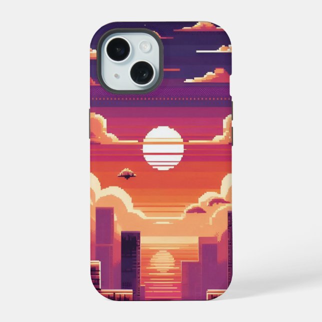 Pixel Sunset City (Verso)