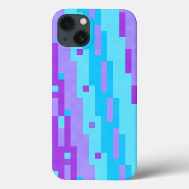 pixels azuis e roxos (Verso)