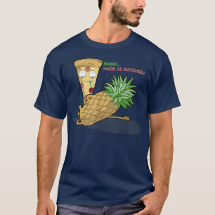 Pizza ama Camiseta Espanhola de Abacaxi