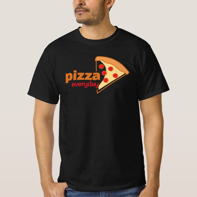 Pizza - Camisa do dia a dia para amantes de pizza (Frente)