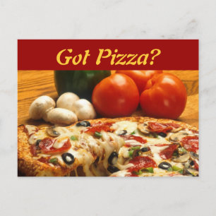 Pizza? cartão postal
