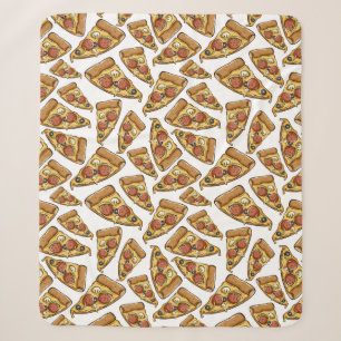Pizza - cobertores de padrão