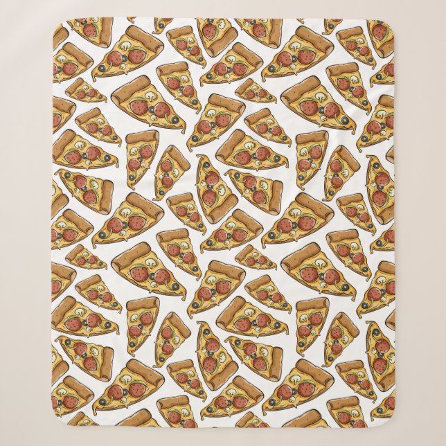 Pizza - cobertores de padrão (Frente)