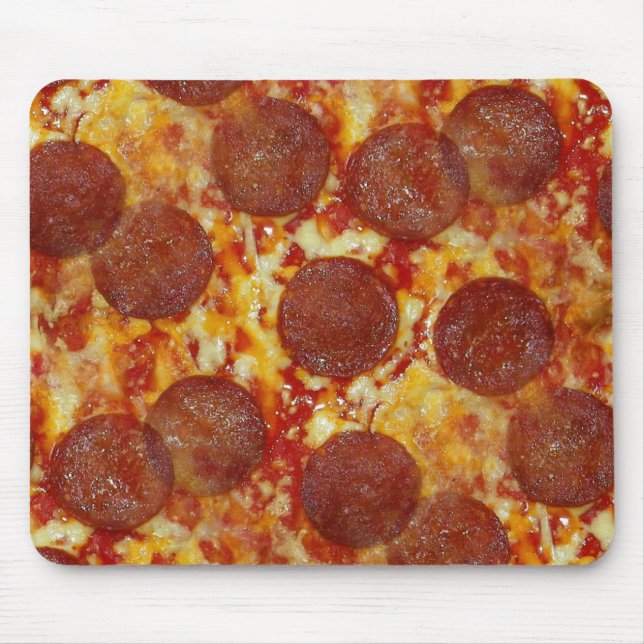Pizza de Pepperoni Mousepad (Frente)