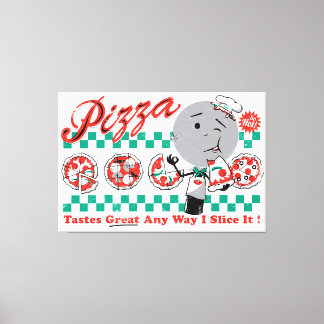 Pizza De Qualquer Maneira Que Eu Fatio A Canvas Re