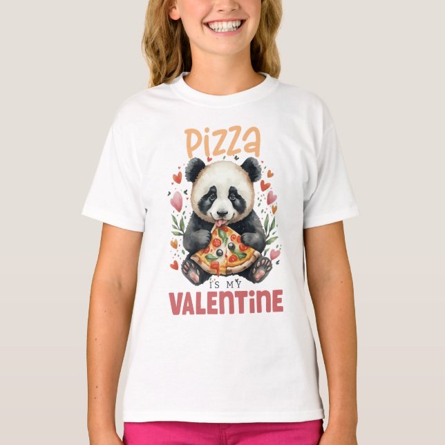 Pizza é a camiseta das minhas Namorados (Frente)