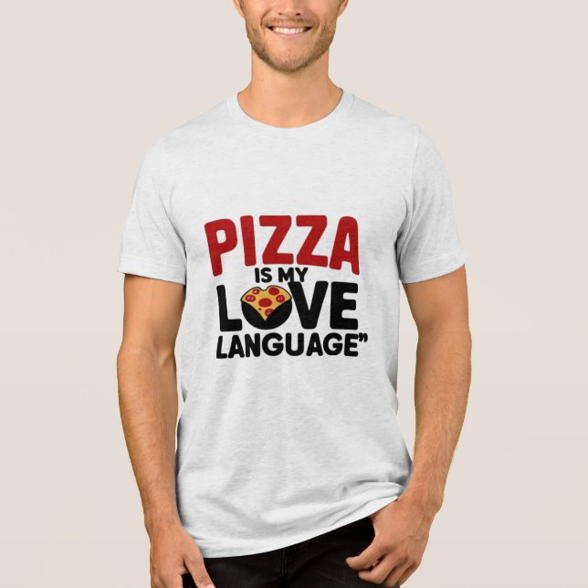 Pizza é a minha língua de amor (Frente)
