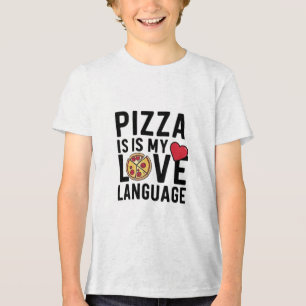 Pizza é a minha língua de amor