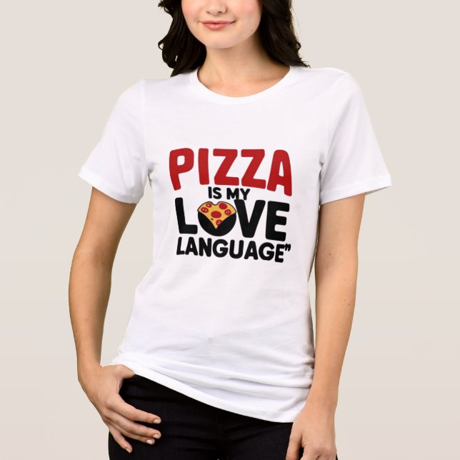 Pizza é a minha língua de amor (Frente)