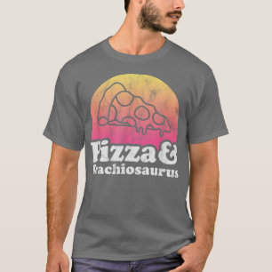 Pizza e Brachiossauro ou Camiseta Dinossauro